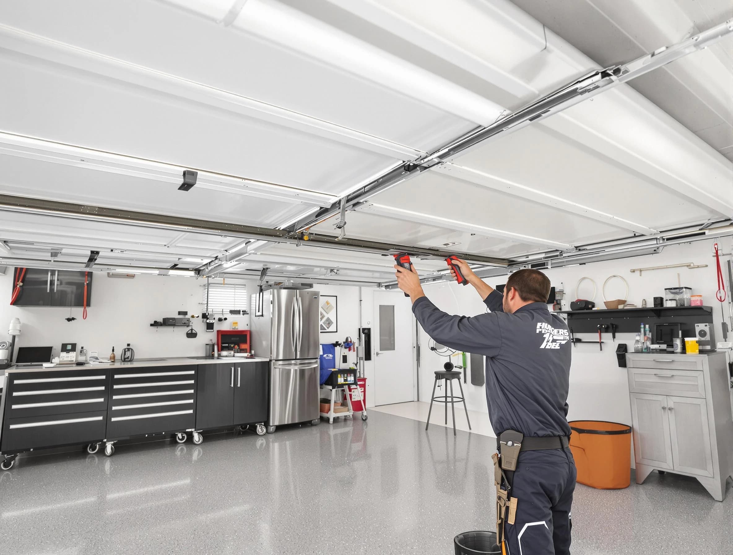 Overhead garage door repair service by Harrisville Garage Door Repair in Harrisville