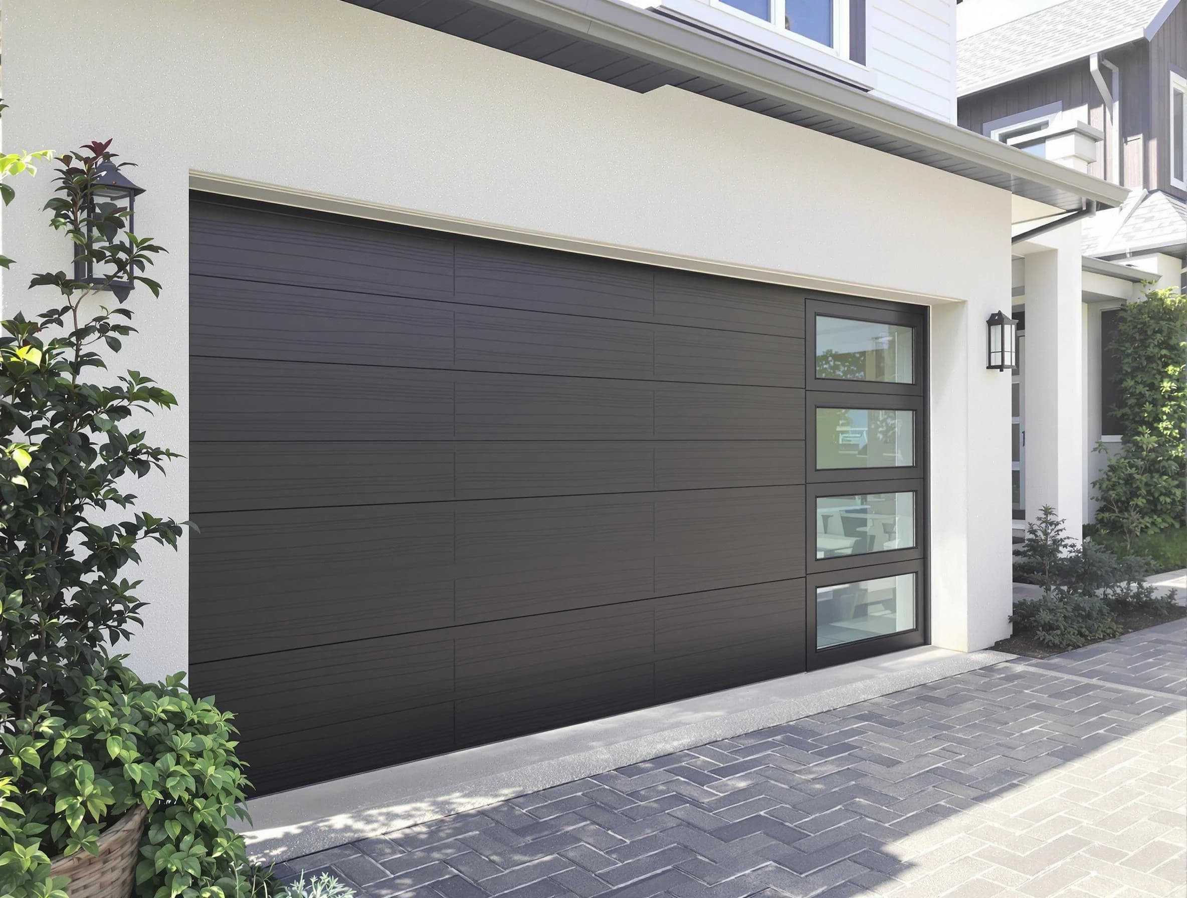 Custom garage door installation by Harrisville Garage Door Repair in Harrisville