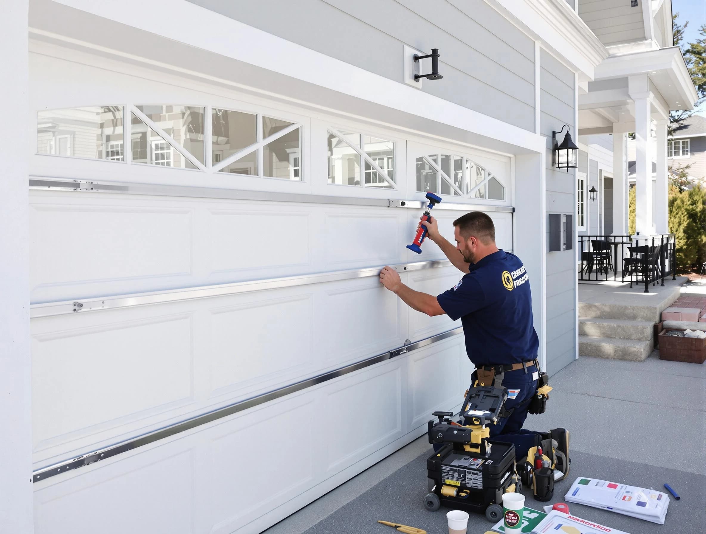 Professional garage door installation by Harrisville Garage Door Repair in Harrisville