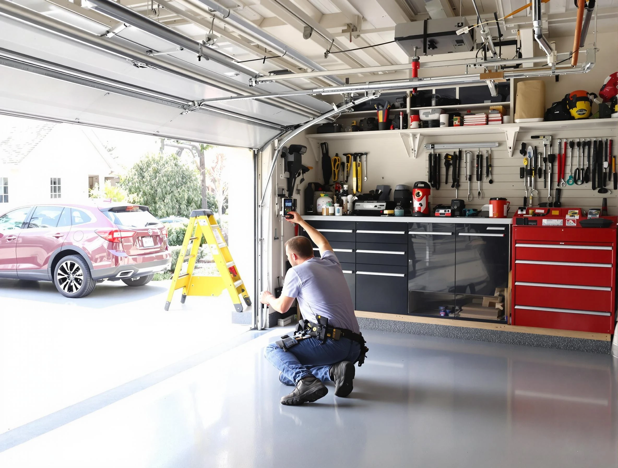 Local garage door repair service by Harrisville Garage Door Repair in Harrisville